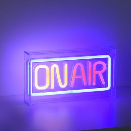JUST LIGHT. 85013-70 - LED Neon pöytä koriste NEON LED/4W/5V On Air