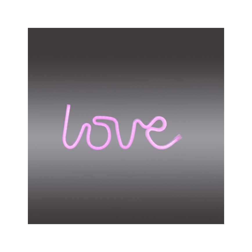 JUST LIGHT. 85021-87 - LED Neon seinäkoriste NEON LED/6,5W/5V Love
