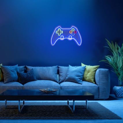 JUST LIGHT. 85022-70 - LED Neon seinäkoriste NEON 1xLED/6,5W/5V gamer