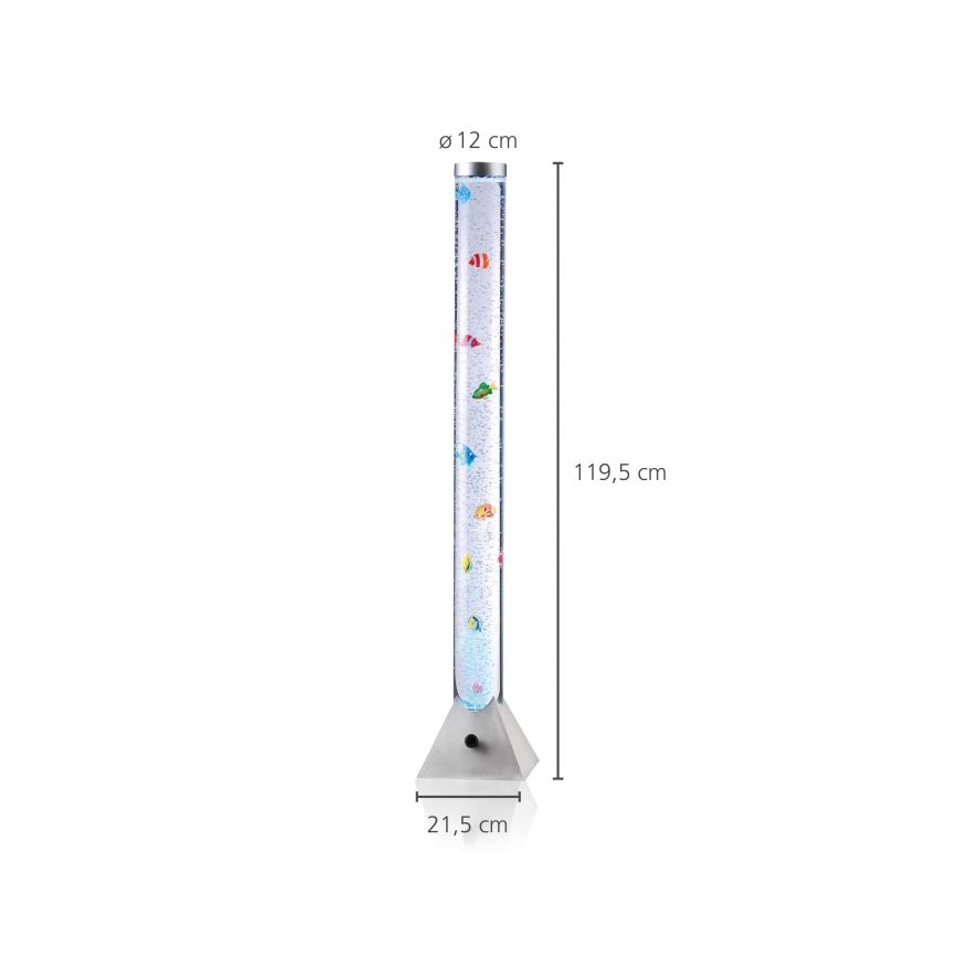 JUST LIGHT. 85106-55 - LED RGB Koristellinen lattialamppu AVA 12xLED/0,06W/230V