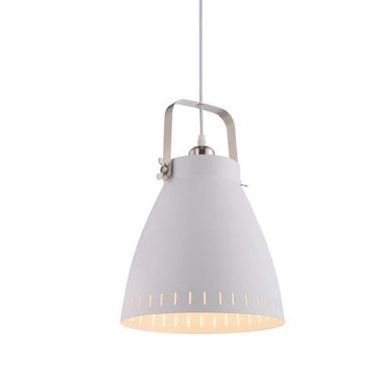 JUST LIGHT. L11160-16 - Kattokruunu johdossa EVA 1xE27/60W/230V halkaisija 26,5 harmaa