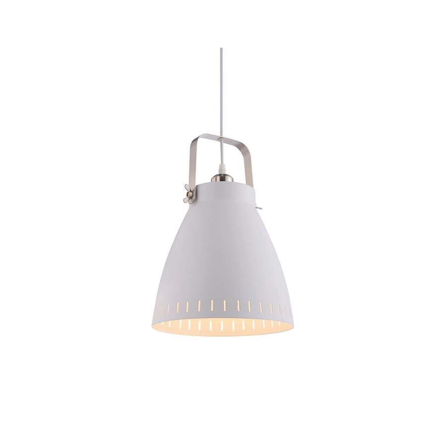 JUST LIGHT. L11160-16 - Kattokruunu johdossa EVA 1xE27/60W/230V halkaisija 26,5 harmaa