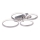JUST LIGHT. L16271-55 - LED RGBW Himmennettävä kattovalo JOHANNA LOLASMART LED/24W/230V 2700-5000K + kauko-ohjaus