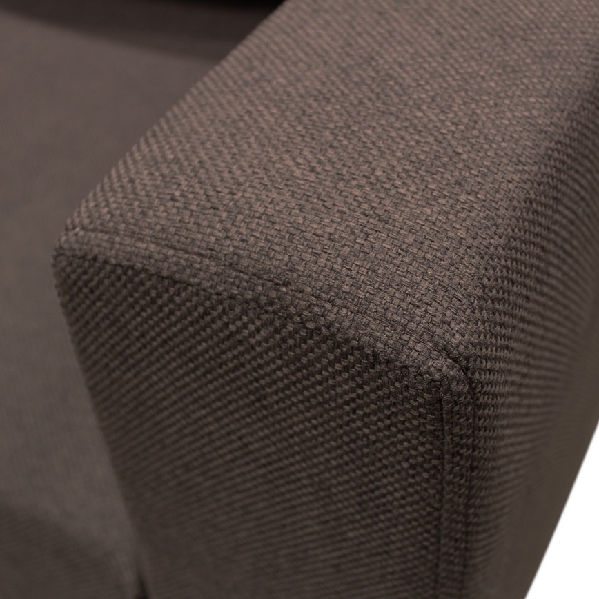 SEYA U-mallinen monikäyttöinen avattava kulmasohva säilytystilalla, ruskea