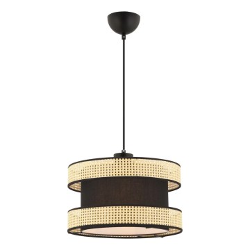 Kaapeliriippuvalaisin HALO 1xE27/60W/230V musta/beige