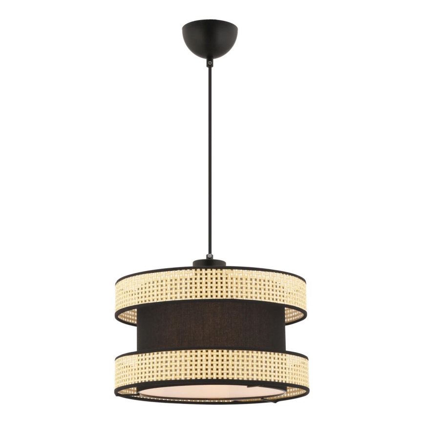 Kaapeliriippuvalaisin HALO 1xE27/60W/230V musta/beige