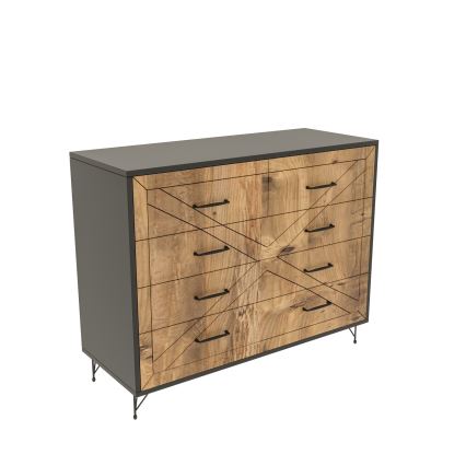 Kaappi COMFORT 100x80 cm ruskea/musta