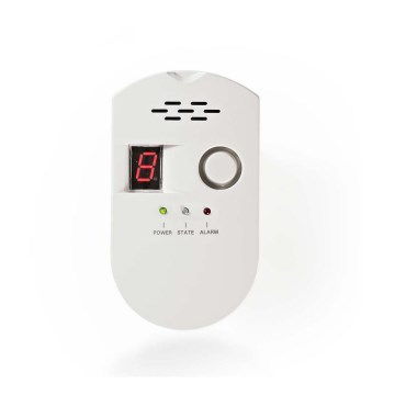 Kaasunilmaisin - nestekaasu, maakaasu, kivihiilikaasu 230V / 85dB
