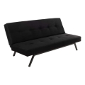 Kaksipaikkainen BAKU-vuodesohva, musta