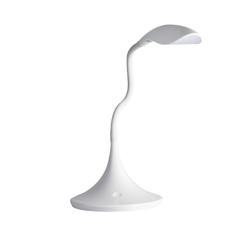 LED Himmennettävä joustava pöytävalaisin FRANCO LED/6,8W/230V valkoinen