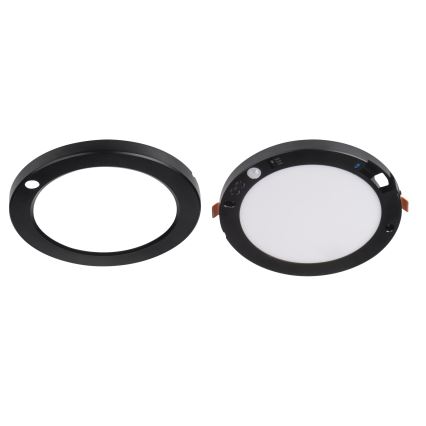 LED Katto/riippuva kattovalaisin liiketunnistimella 2in1 ERGA LED/17W/230V 3000/4000/6500K musta