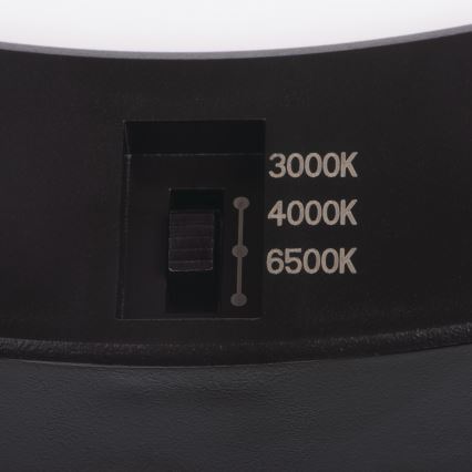 LED Katto/riippuva kattovalaisin liiketunnistimella 2in1 ERGA LED/17W/230V 3000/4000/6500K musta