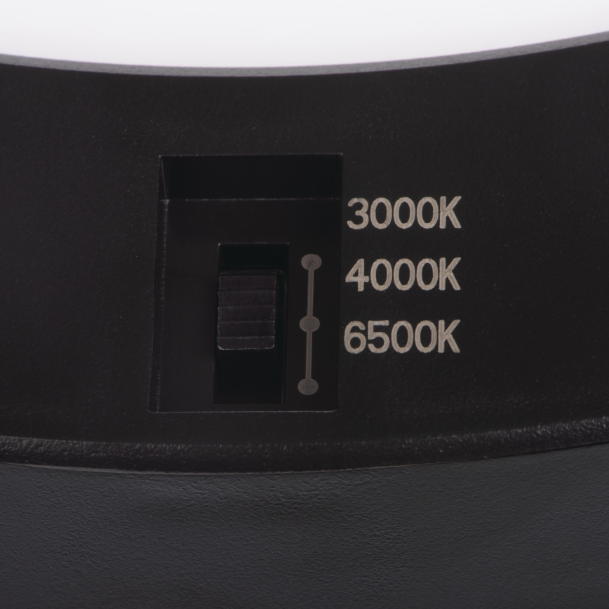 LED Katto/riippuva kattovalaisin liiketunnistimella 2in1 ERGA LED/17W/230V 3000/4000/6500K musta
