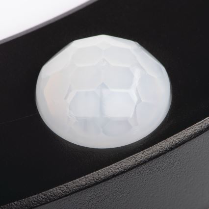 LED Katto/riippuva kattovalaisin liiketunnistimella 2in1 ERGA LED/17W/230V 3000/4000/6500K musta