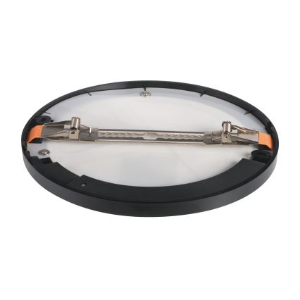 LED Katto/riippuva kattovalaisin liiketunnistimella 2in1 ERGA LED/17W/230V 3000/4000/6500K musta