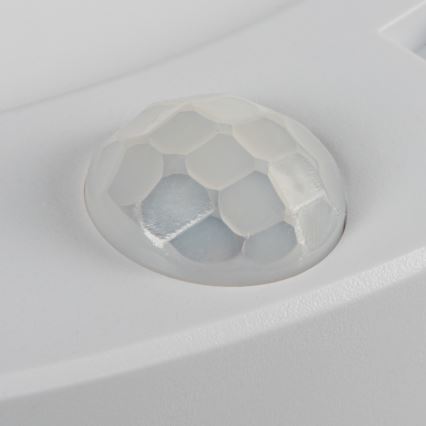 LED Katto/riippuva kattovalaisin liiketunnistimella 2in1 ERGA LED/17W/230V 3000/4000/6500K valkoinen