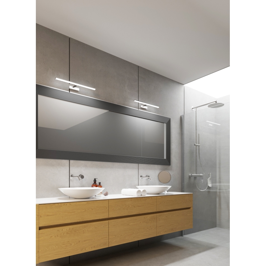 LED-peilivalon ASTEN LED/8W/230V IP44 kiiltävä kromi kylpyhuoneeseen