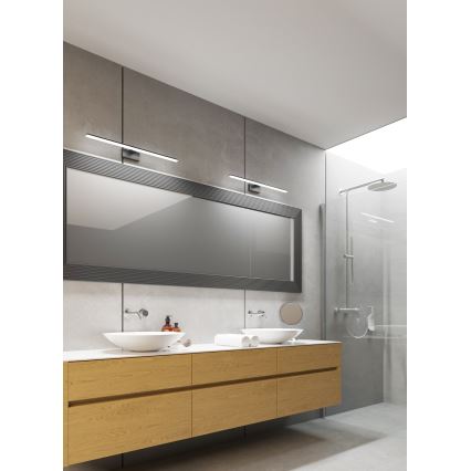 LED-peilivalon kylpyhuoneeseen ASTEN LED/8W/230V IP44 musta