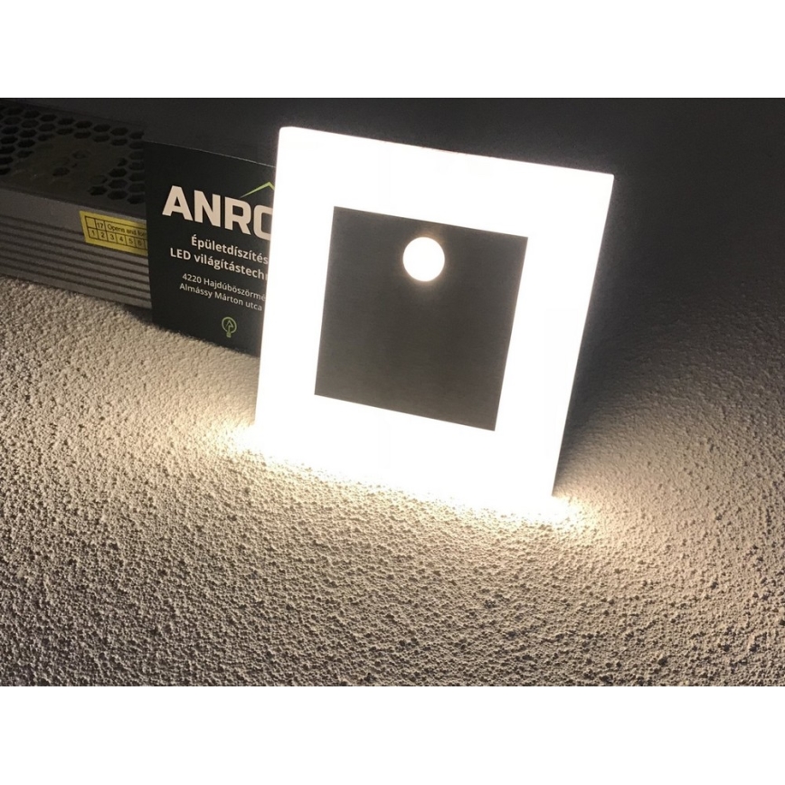 LED-portaikkovalo anturilla LED/0,8W/12V 3000K