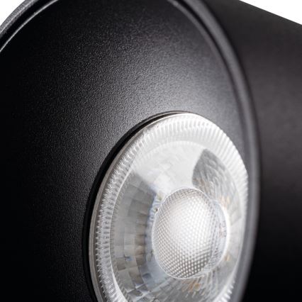Kattovalaisin RITI 1xGU10 / 25W / 230V musta