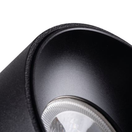 Kanlux 27578 - Upotettava valaisin MINI RITI 1xGU10 / 25W / 230V musta