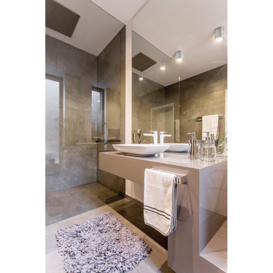 Kanlux 29242 - Kylpyhuoneen kattovalaisin SANI 1xGU10 / 10W / 230V IP44 mattakromi