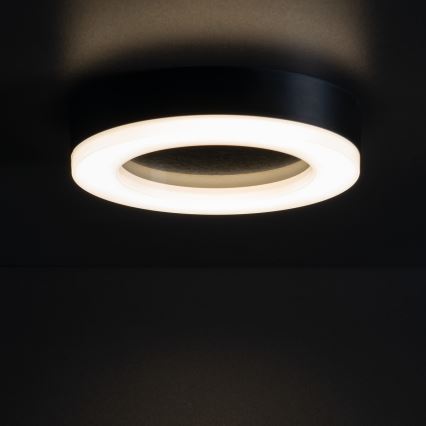 LED-ulkokattovalaisin TURA LED/24W/230V 4000K IP54 musta