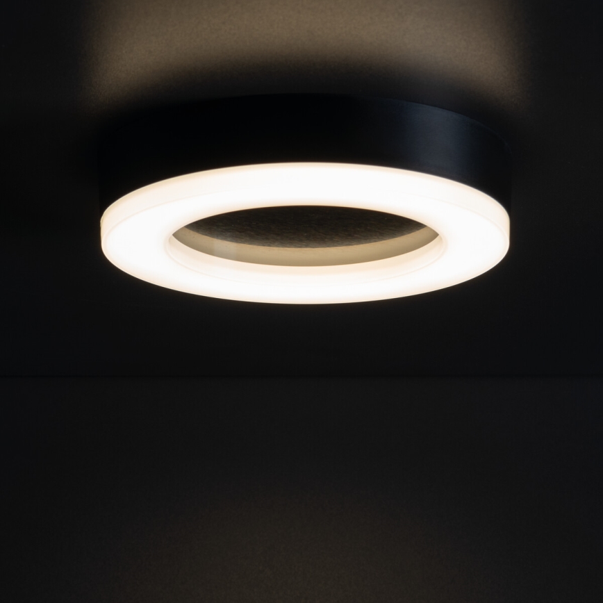 LED-ulkokattovalaisin TURA LED/24W/230V 4000K IP54 musta