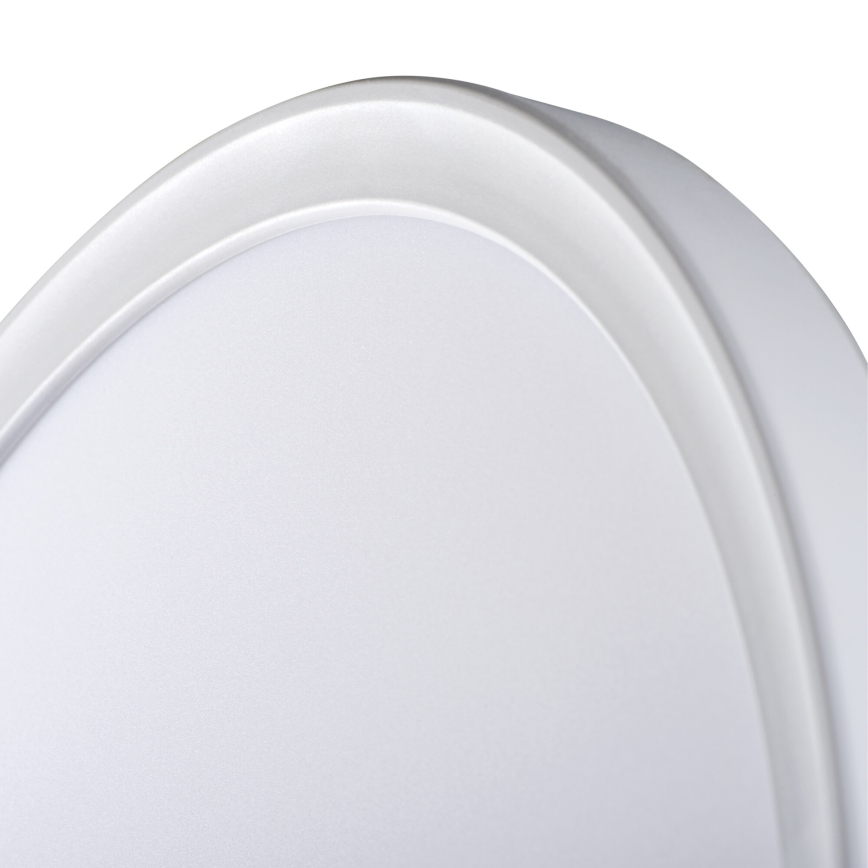 LED-kattovalaisin kylpyhuoneeseen AZPO LED/11,8W/230V halkaisija 22,5 cm IP54 valkoinen