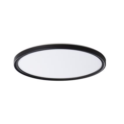 LED-kattovalaisin kylpyhuoneeseen AZPO LED/18,5W/230V halkaisija 29 cm IP54 musta