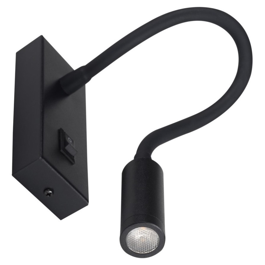 LED-seinävalaisin TONIL LED/2,7W/230V musta
