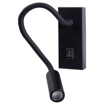 LED-seinävalaisin TONIL LED/2,7W/230V musta