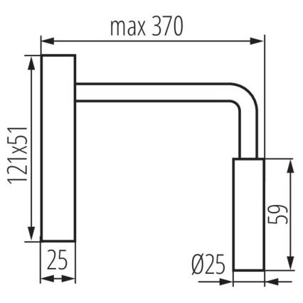 LED-seinävalaisin TONIL LED/2,7W/230V valkoinen