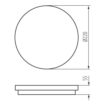 Kanlux 32948 - LED-ulkovalaisin liiketunnistimella BENO LED / 18W / 230V 4000K IP54