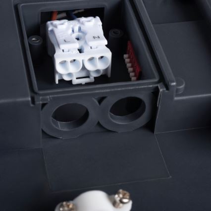LED-ulkovalaisin anturilla BENO LED/24W/230V IP54 antrasiitti