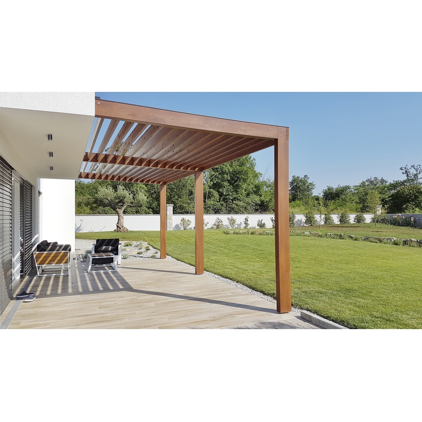 Kanlux 33361 - Ulkovalaisin AQILO 1xGU10/7W/230V IP65 musta