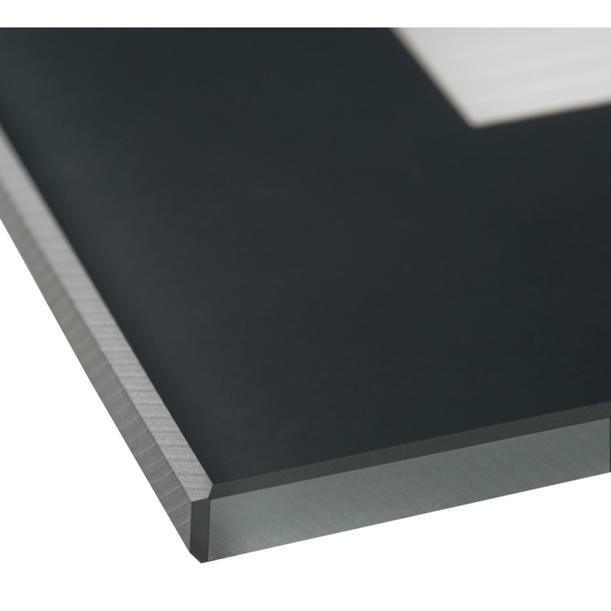 LED Sisäänrakennettu valo GLASI LED/3W/230V 3000K IP44 antrasiitti
