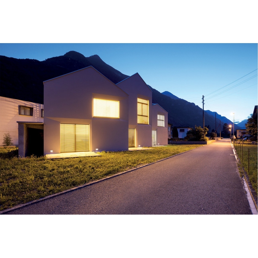 LED Sisäänrakennettu valo GLASI LED/3W/230V 4000K IP44 valkoinen