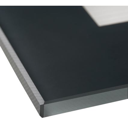 LED Sisäänrakennettu valo GLASI LED/3W/230V 4000K IP44 antrasiitti
