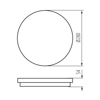LED kylpyhuonevalaisin anturilla STIVI LED/24W/230V IP65
