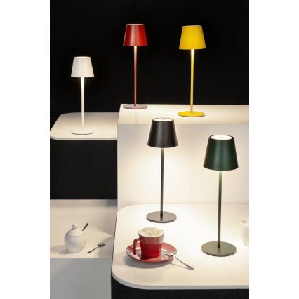 LED Himmennettävä ja ladattava pöytälamppu INITA LED/1,2W/1800 mAh IP54 vihreä