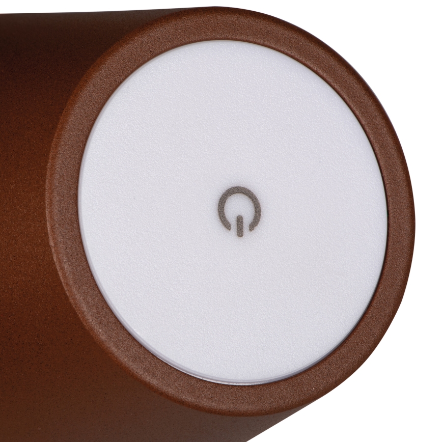 LED Himmennettävä ja ladattava pöytälamppu INITA LED/1,2W/1800 mAh IP54 ruskea