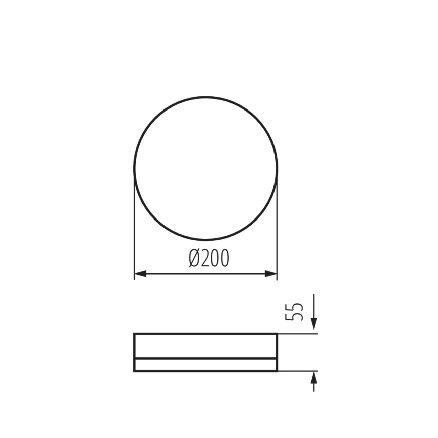 LED-kattotyövalo IPER LED/19W/230V IK10 IP65 pyöreä valkoinen