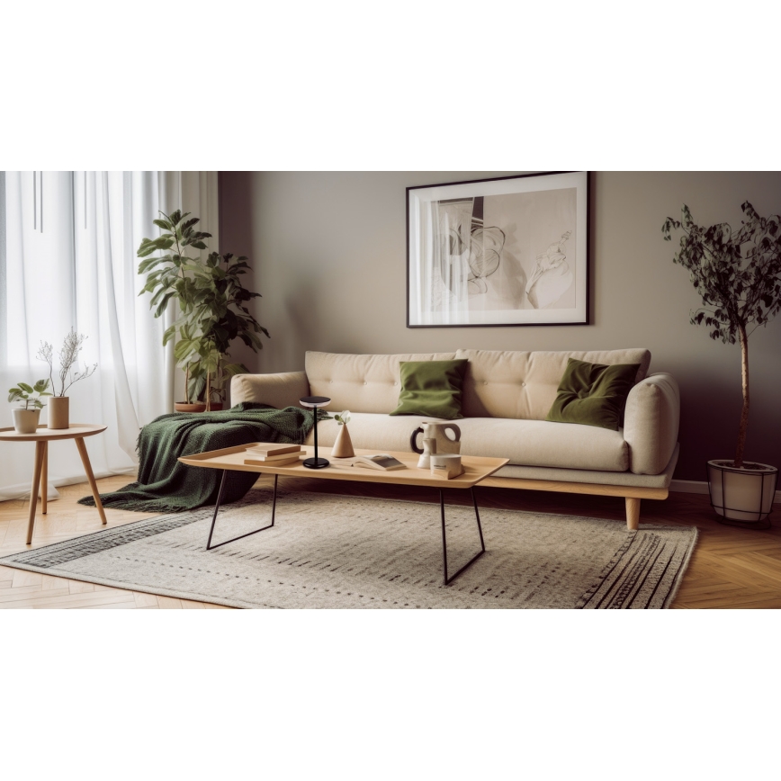 Kanlux 37311 - LED Himmennettävä ladattava lamppu FLUXY LED/1,7W/1800 mAh IP44 musta