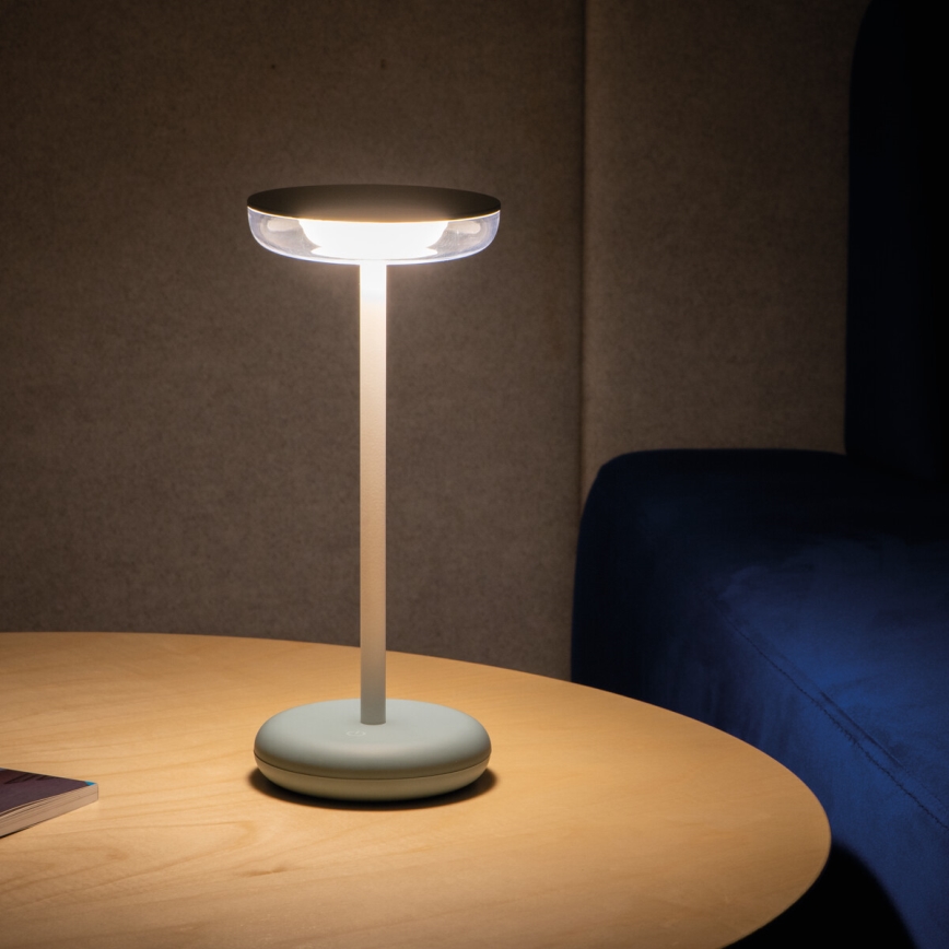 Kanlux 37312 - LED Himmennettävä ladattava lamppu FLUXY LED/1,7W/1800 mAh IP44 sininen