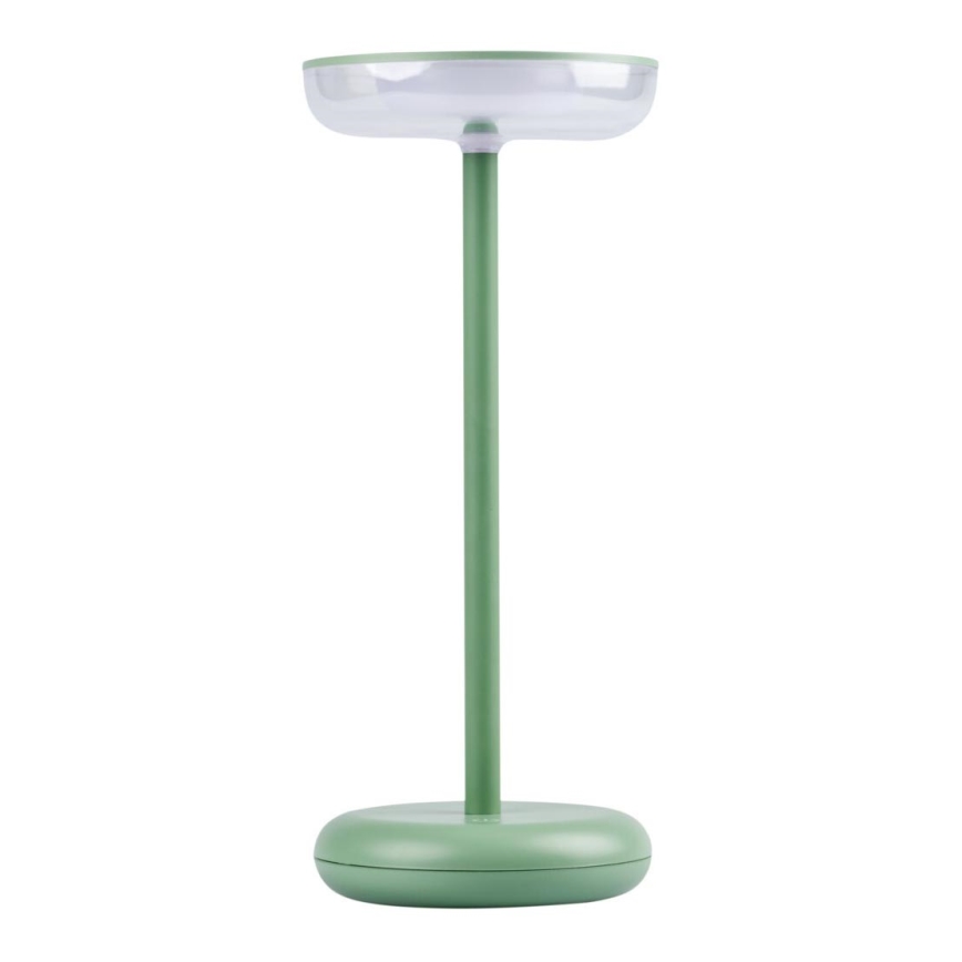 Kanlux 37313- LED Himmennettävä ladattava lamppu FLUXY LED/1,7W/1800 mAh IP44 vihreä