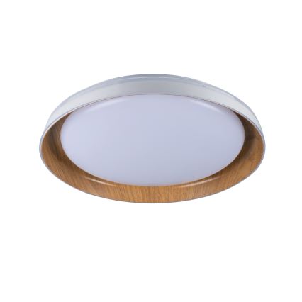 LED-kattovalaisin NIFU LED/17,8W/230V halkaisija 43 cm valkoinen/ruskea