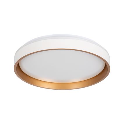 LED-kattovalaisin SOLN LED/17,5W/230V halkaisija 38 cm valkoinen/kulta