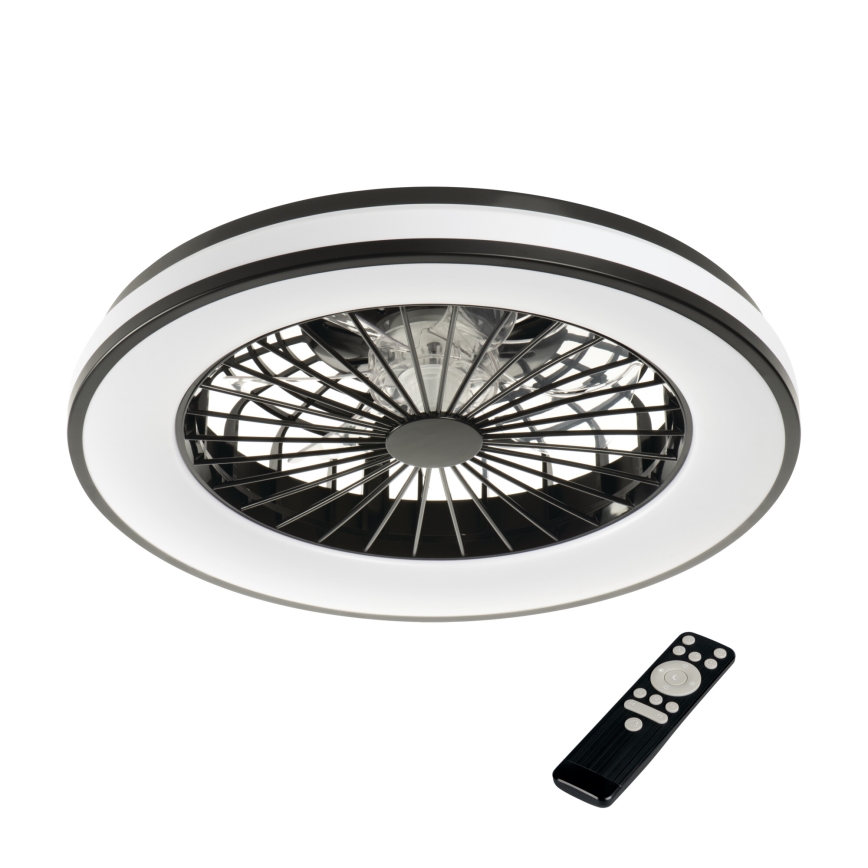 LED RGBW Himmennettävä kattovalaisin tuulettimella PLAVE LED/48W/230V 3000/4000/6500K + kauko-ohjaus