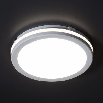 LED-ulkokattovalaisin BENO ECO LED/20W/230V 3000/4000/6500K halkaisija 20 cm IP65 valkoinen